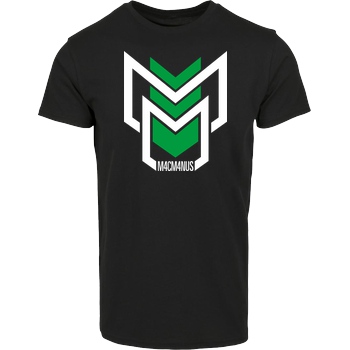 M4cM4nus M4cM4nus - MM T-Shirt Hausmarke T-Shirt  - Schwarz