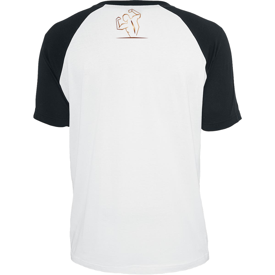 M4cM4nus M4cM4nus - MM T-Shirt Raglan-Shirt weiß