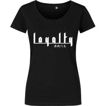 Markey Markey - Loyalty chinese T-Shirt Damenshirt schwarz