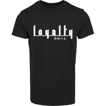 Markey Markey - Loyalty chinese T-Shirt Hausmarke T-Shirt  - Schwarz