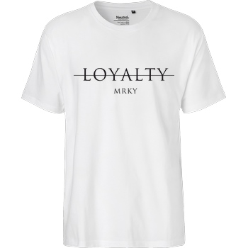 Markey Markey - Loyalty T-Shirt Fairtrade T-Shirt - weiß
