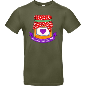 Marmeladenoma Marmeladenoma - Logo T-Shirt B&C EXACT 190 - Khaki