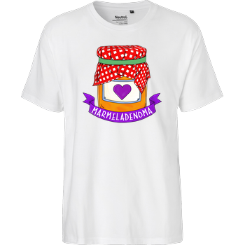 Marmeladenoma - Logo Fairtrade T-Shirt - weiß
