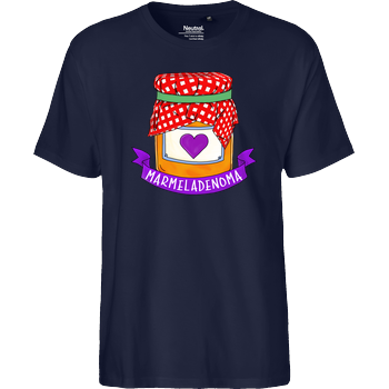 Marmeladenoma - Logo Fairtrade T-Shirt - navy