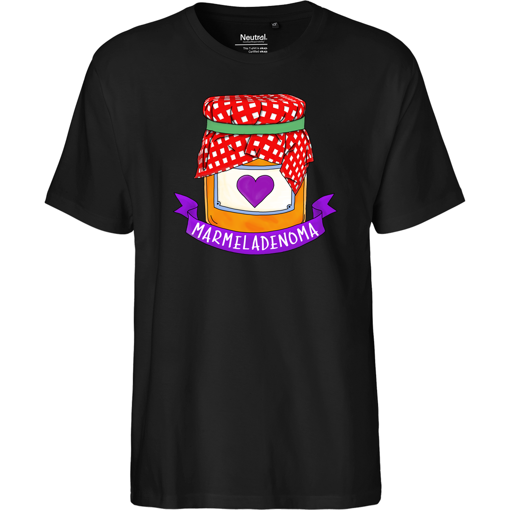 Marmeladenoma Marmeladenoma - Logo T-Shirt Fairtrade T-Shirt - schwarz