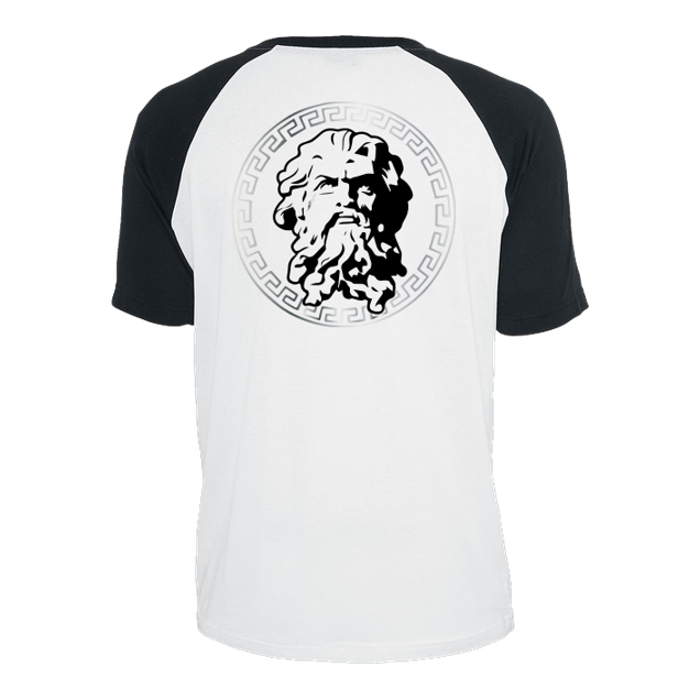 Massi - Massi - Son of Zeus Shirt - T-Shirt - Raglan-Shirt weiß
