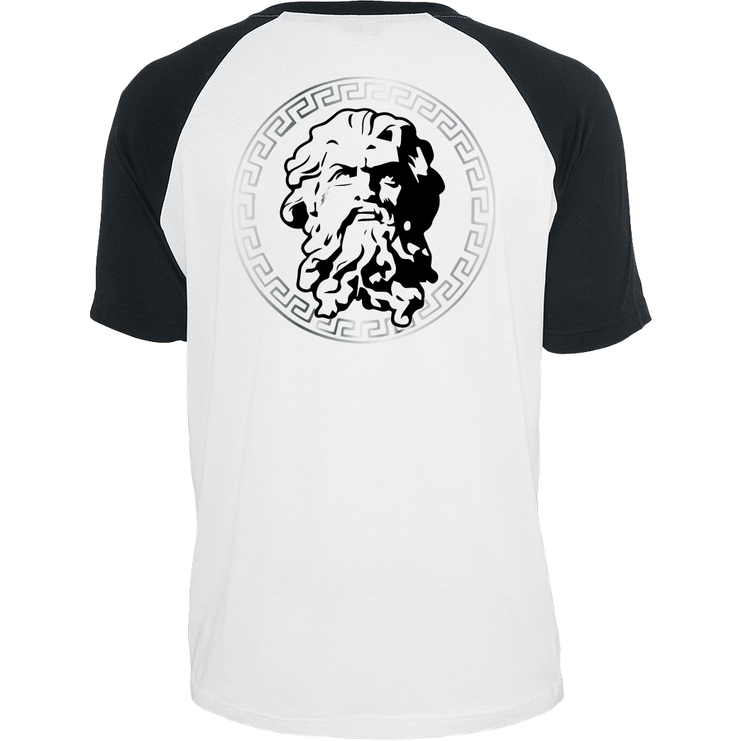 Massi Massi - Son of Zeus Shirt T-Shirt Raglan-Shirt weiß