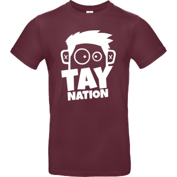 MasterTay MasterTay - Tay Nation 2.0 T-Shirt B&C EXACT 190 - Bordeaux