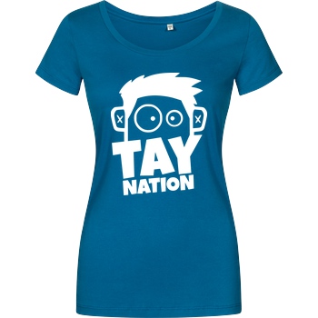 MasterTay MasterTay - Tay Nation 2.0 T-Shirt Damenshirt petrol