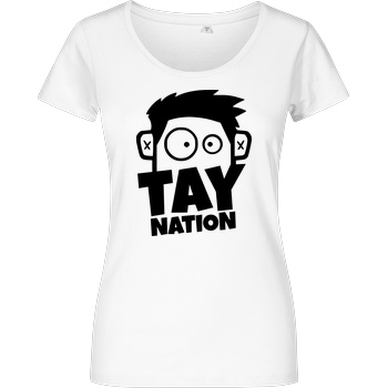 MasterTay MasterTay - Tay Nation 2.0 T-Shirt Damenshirt weiss