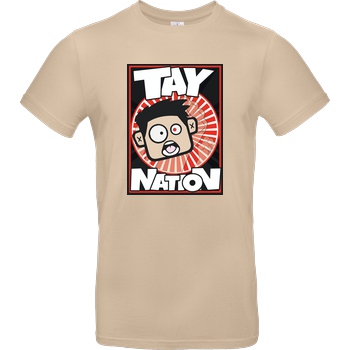 MasterTay MasterTay - Tay Nation T-Shirt B&C EXACT 190 - Sand