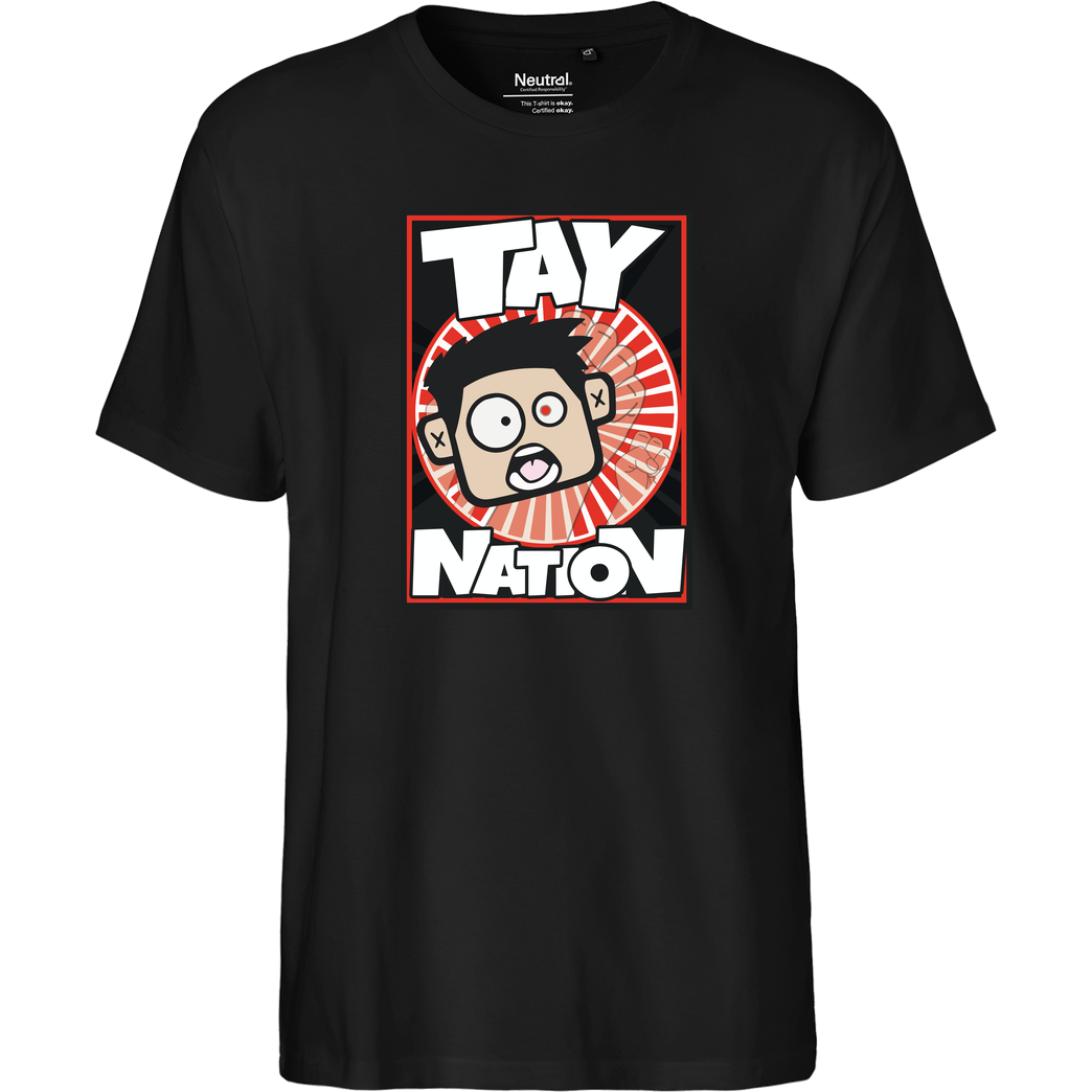 MasterTay MasterTay - Tay Nation T-Shirt Fairtrade T-Shirt - schwarz