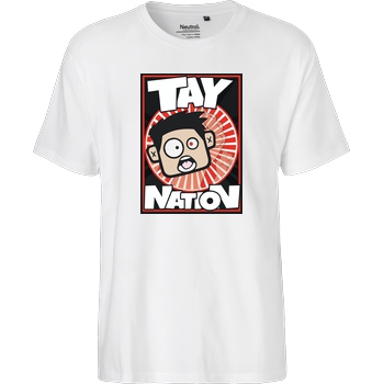 MasterTay MasterTay - Tay Nation T-Shirt Fairtrade T-Shirt - weiß