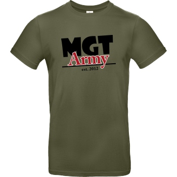 MaxGamingTV MaxGamingTV - MGT Army T-Shirt B&C EXACT 190 - Khaki