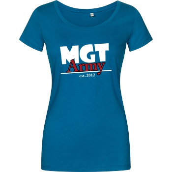 MaxGamingTV MaxGamingTV - MGT Army T-Shirt Damenshirt petrol
