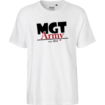 MaxGamingTV MaxGamingTV - MGT Army T-Shirt Fairtrade T-Shirt - weiß