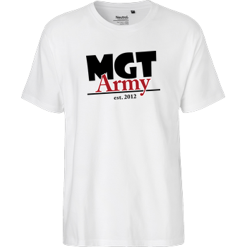 MaxGamingTV - MGT Army Fairtrade T-Shirt - weiß
