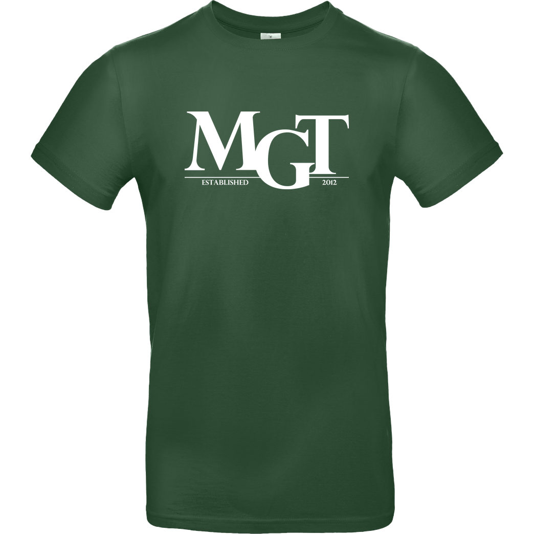 MaxGamingTV MaxGamingTV - MGT Casual T-Shirt B&C EXACT 190 - Flaschengrün