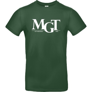 MaxGamingTV MaxGamingTV - MGT Casual T-Shirt B&C EXACT 190 - Flaschengrün