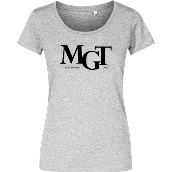 MaxGamingTV - MGT Casual Damenshirt heather grey