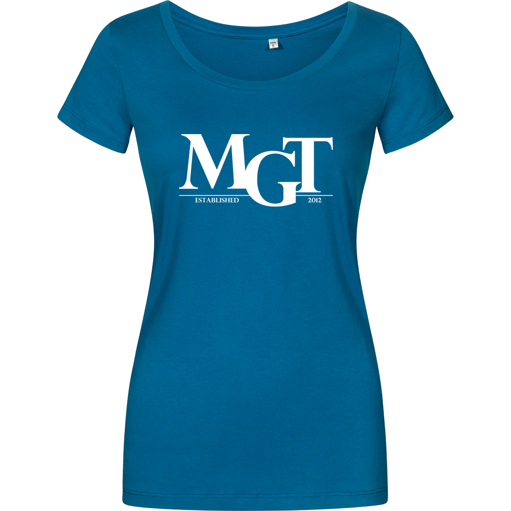 MaxGamingTV MaxGamingTV - MGT Casual T-Shirt Damenshirt petrol