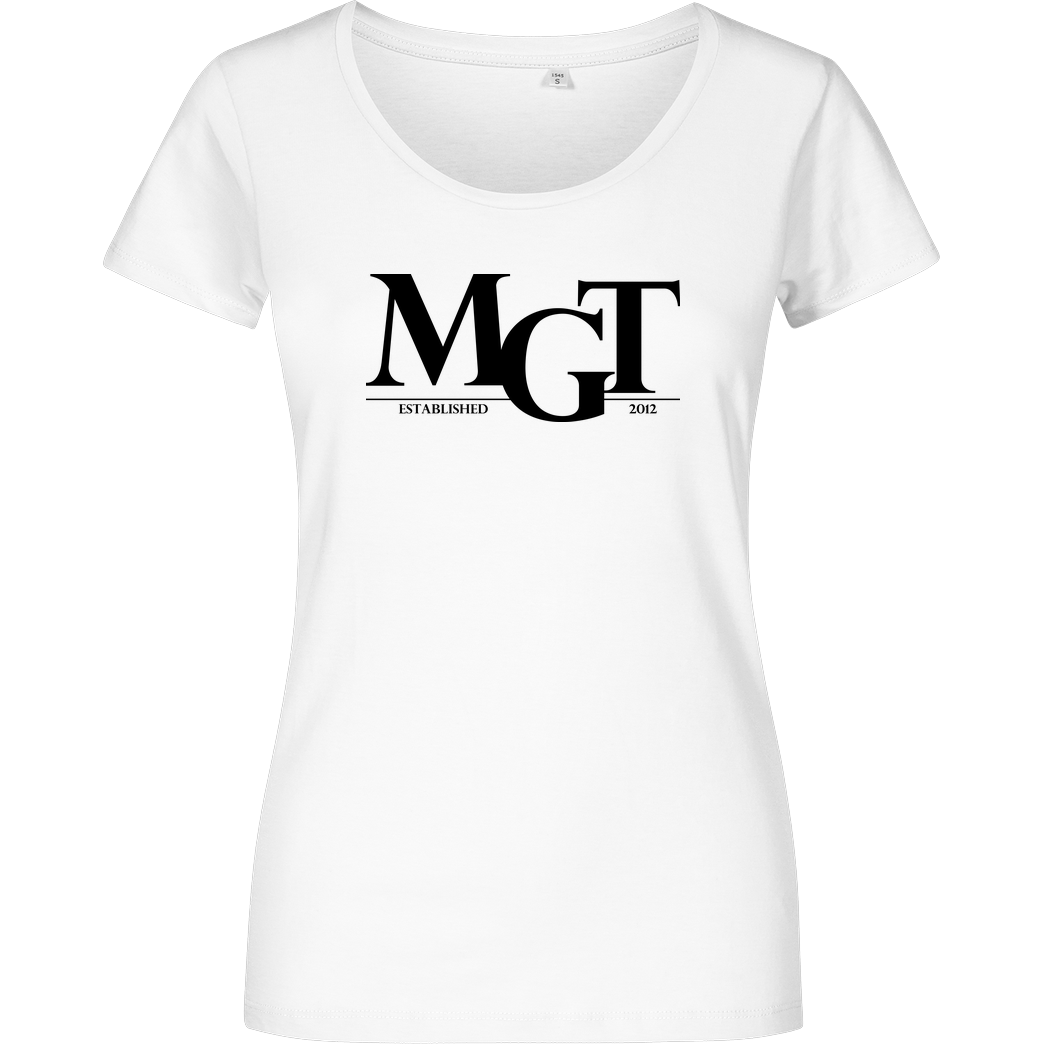 MaxGamingTV MaxGamingTV - MGT Casual T-Shirt Damenshirt weiss