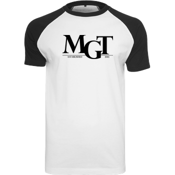 MaxGamingTV - MGT Casual Raglan-Shirt weiß