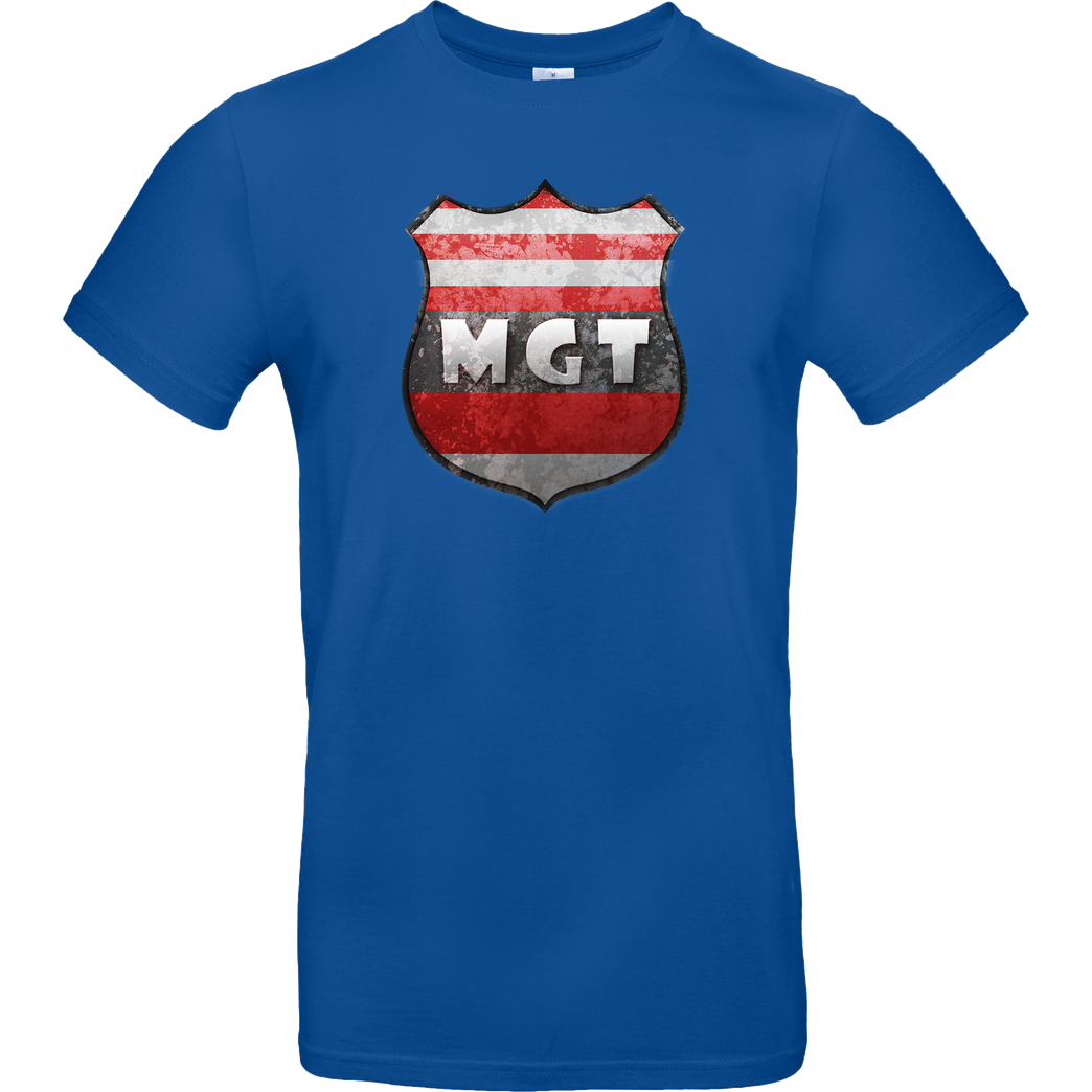 MaxGamingTV MaxGamingTV - MGT Wappen T-Shirt B&C EXACT 190 - Royal