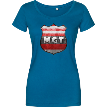 MaxGamingTV - MGT Wappen Damenshirt petrol