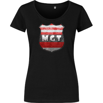 MaxGamingTV - MGT Wappen Damenshirt schwarz