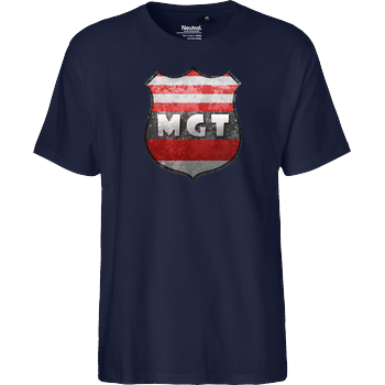 MaxGamingTV - MGT Wappen Fairtrade T-Shirt - navy
