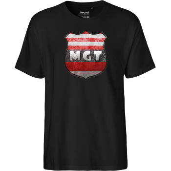 MaxGamingTV - MGT Wappen Fairtrade T-Shirt - schwarz