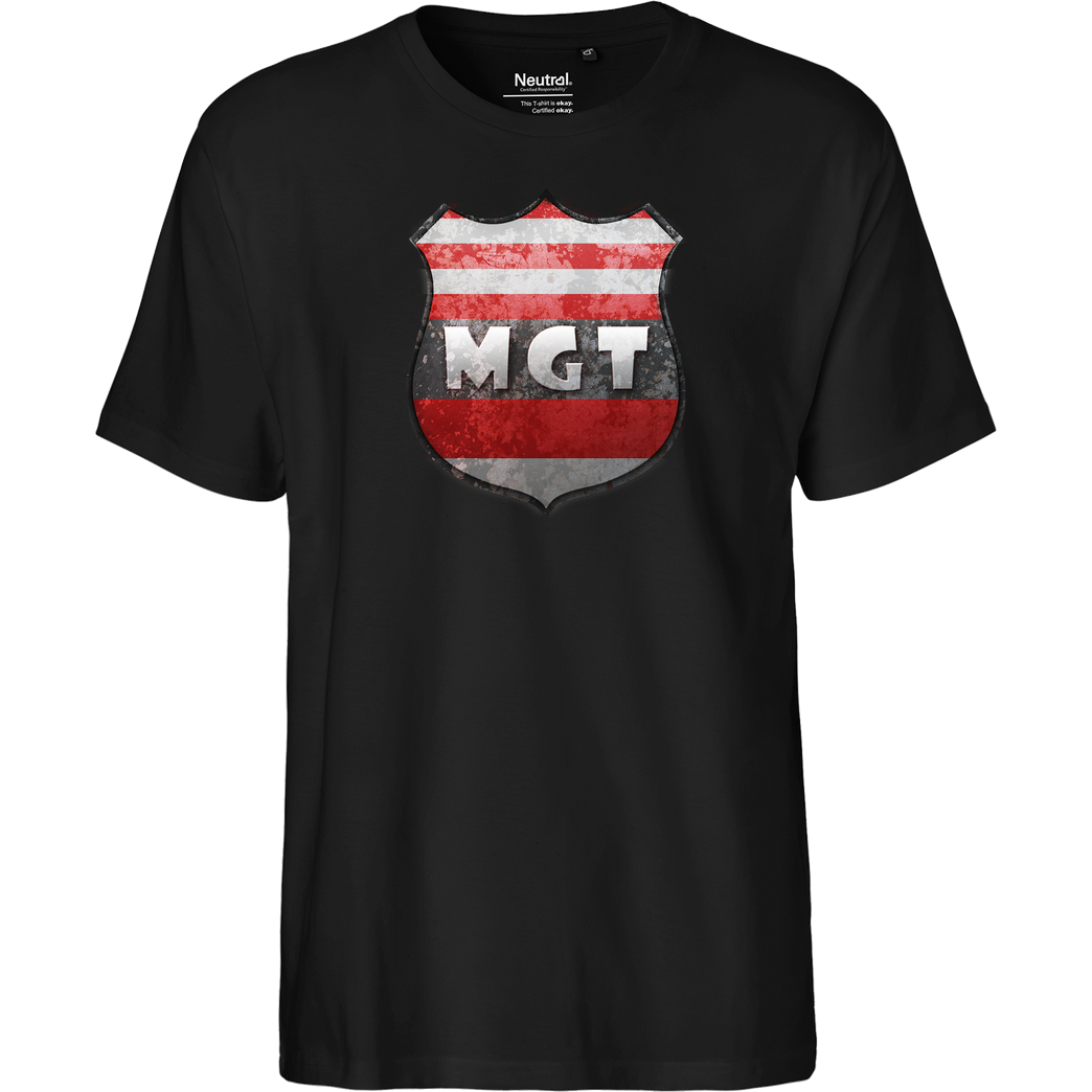MaxGamingTV MaxGamingTV - MGT Wappen T-Shirt Fairtrade T-Shirt - schwarz