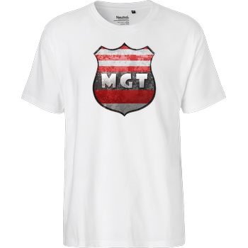 MaxGamingTV MaxGamingTV - MGT Wappen T-Shirt Fairtrade T-Shirt - weiß