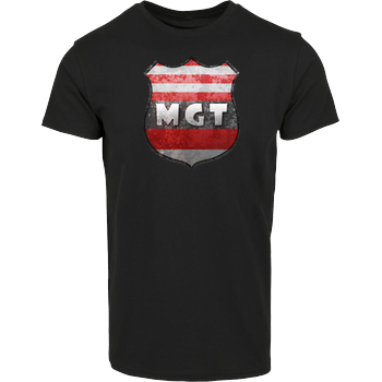 MaxGamingTV - MGT Wappen Hausmarke T-Shirt  - Schwarz