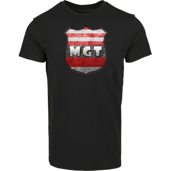 MaxGamingTV MaxGamingTV - MGT Wappen T-Shirt Hausmarke T-Shirt  - Schwarz