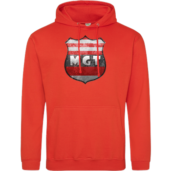 MaxGamingTV - MGT Wappen JH Hoodie - Orange
