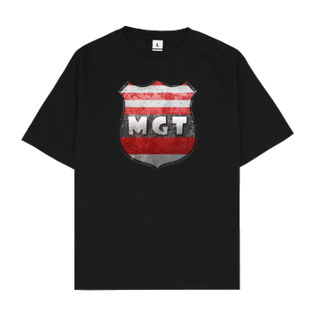 MaxGamingTV - MGT Wappen Oversize T-Shirt - Schwarz