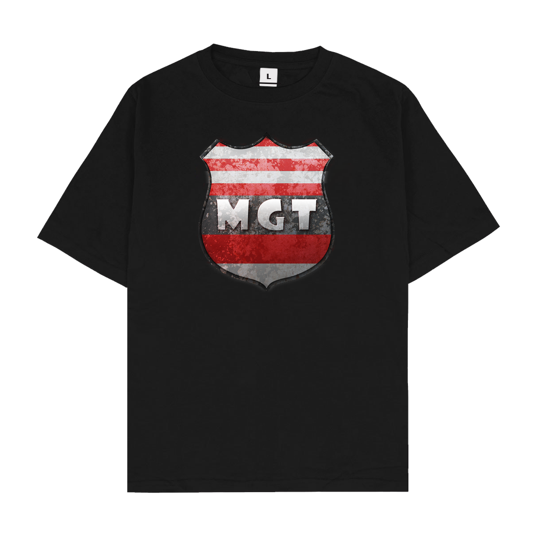 MaxGamingTV MaxGamingTV - MGT Wappen T-Shirt Oversize T-Shirt - Schwarz