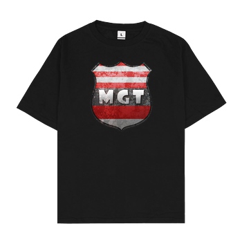 MaxGamingTV MaxGamingTV - MGT Wappen T-Shirt Oversize T-Shirt - Schwarz