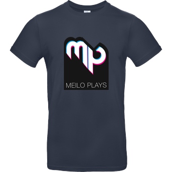MeiloPlays MeiloPlays - Logo T-Shirt B&C EXACT 190 - Navy