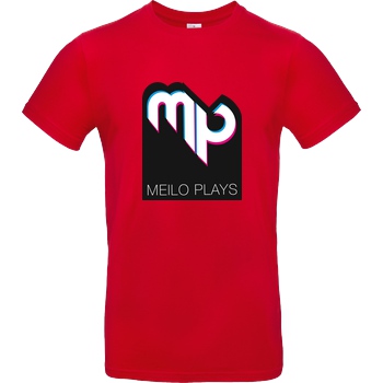 MeiloPlays MeiloPlays - Logo T-Shirt B&C EXACT 190 - Rot