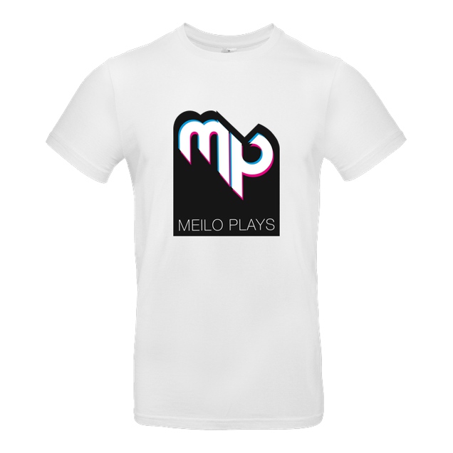 MeiloPlays - MeiloPlays - Logo - T-Shirt - B&C EXACT 190 - Weiß