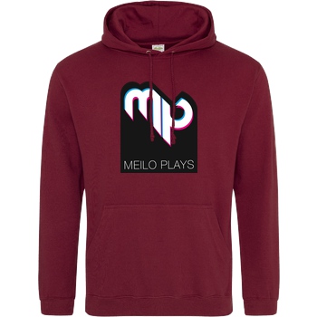 MeiloPlays MeiloPlays - Logo Sweatshirt JH Hoodie - Bordeaux