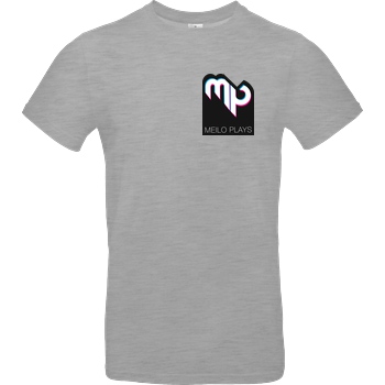 MeiloPlays MeiloPlays - Logo Pocket T-Shirt B&C EXACT 190 - heather grey