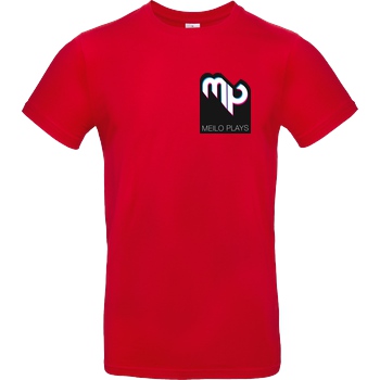MeiloPlays MeiloPlays - Logo Pocket T-Shirt B&C EXACT 190 - Rot