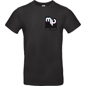 MeiloPlays MeiloPlays - Logo Pocket T-Shirt B&C EXACT 190 - Schwarz