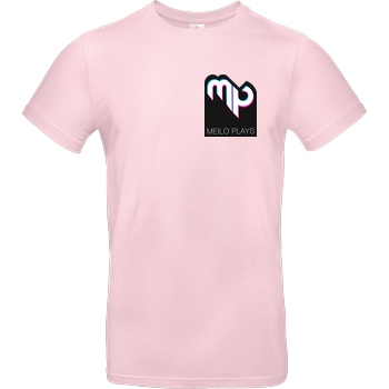MeiloPlays MeiloPlays - Logo Pocket T-Shirt B&C EXACT 190 - Rosa