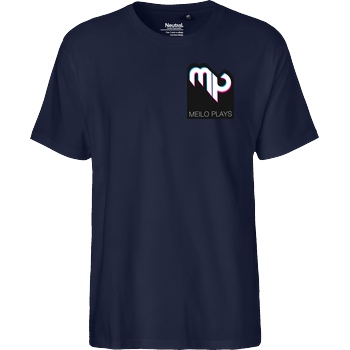 MeiloPlays MeiloPlays - Logo Pocket T-Shirt Fairtrade T-Shirt - navy