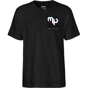 MeiloPlays MeiloPlays - Logo Pocket T-Shirt Fairtrade T-Shirt - schwarz
